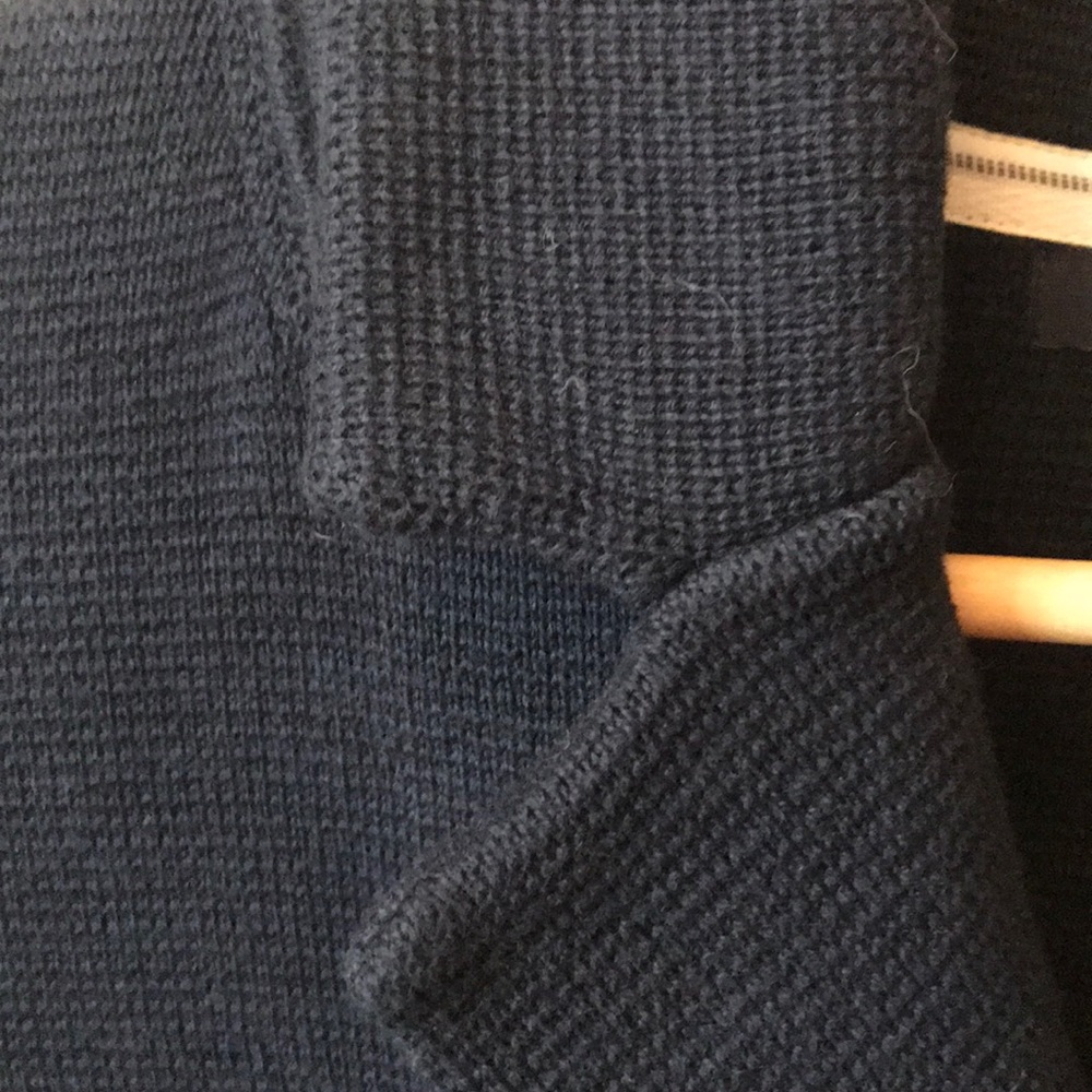 Gap, Double Button, Sweater Jacket. Navy Blue. - image 3